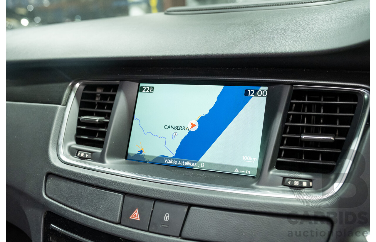 7/2012 Peugeot 508 GT Luxury HDi 4d Sedan Black Turbo Diesel 2.2L