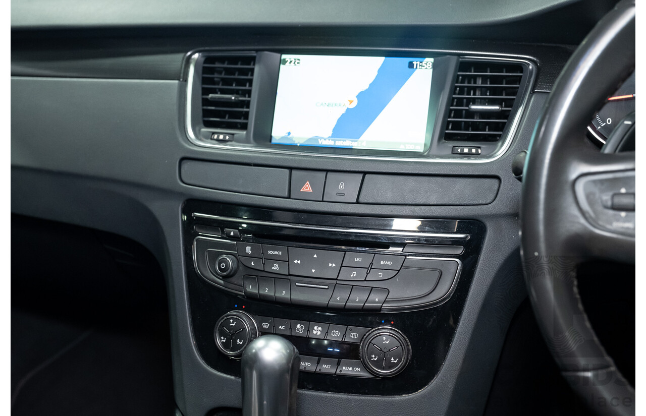 7/2012 Peugeot 508 GT Luxury HDi 4d Sedan Black Turbo Diesel 2.2L