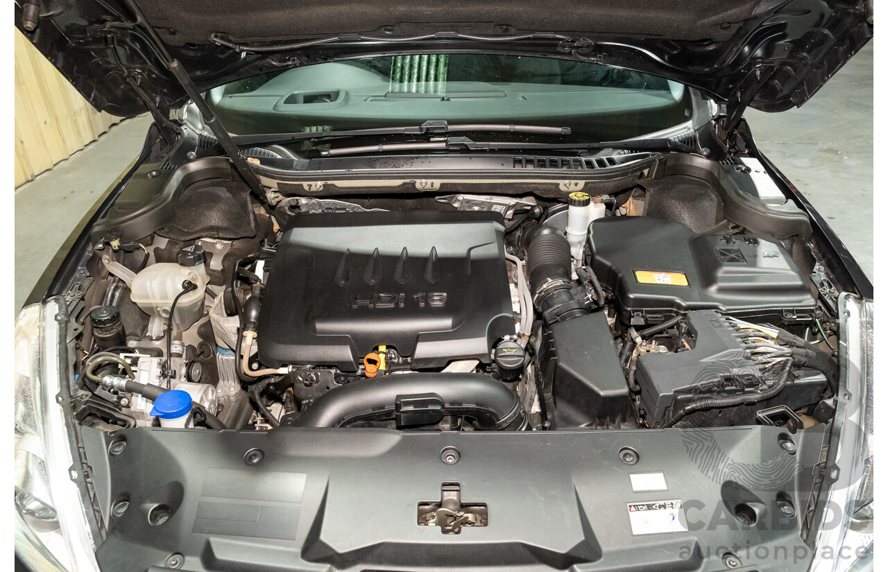 7/2012 Peugeot 508 GT Luxury HDi 4d Sedan Black Turbo Diesel 2.2L