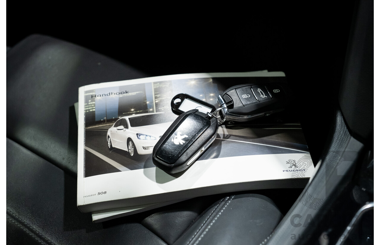 7/2012 Peugeot 508 GT Luxury HDi 4d Sedan Black Turbo Diesel 2.2L