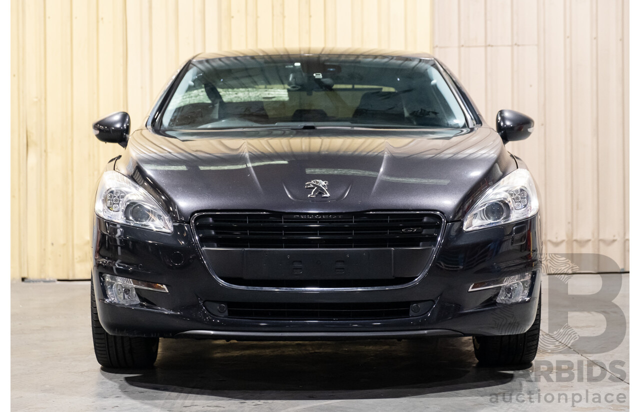 7/2012 Peugeot 508 GT Luxury HDi 4d Sedan Black Turbo Diesel 2.2L