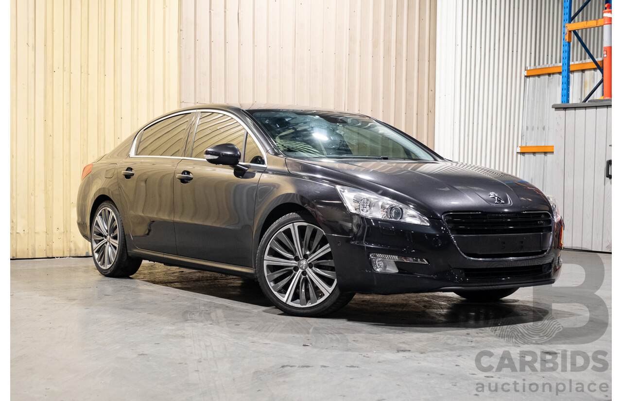 7/2012 Peugeot 508 GT Luxury HDi 4d Sedan Black Turbo Diesel 2.2L