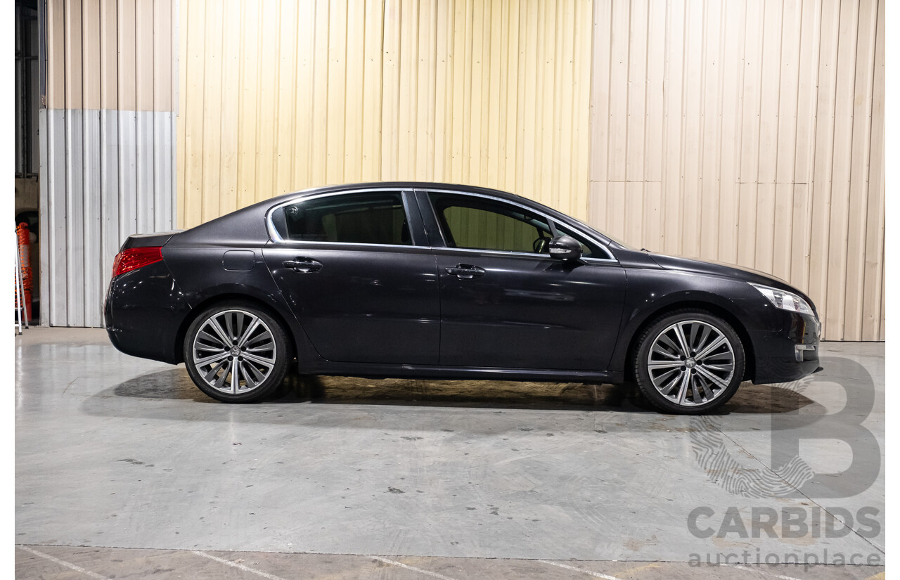 7/2012 Peugeot 508 GT Luxury HDi 4d Sedan Black Turbo Diesel 2.2L