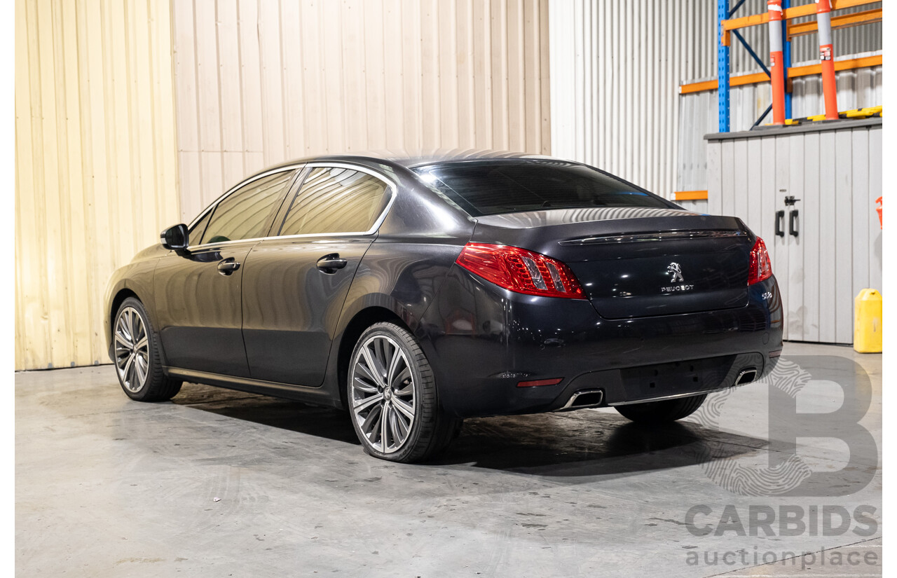 7/2012 Peugeot 508 GT Luxury HDi 4d Sedan Black Turbo Diesel 2.2L