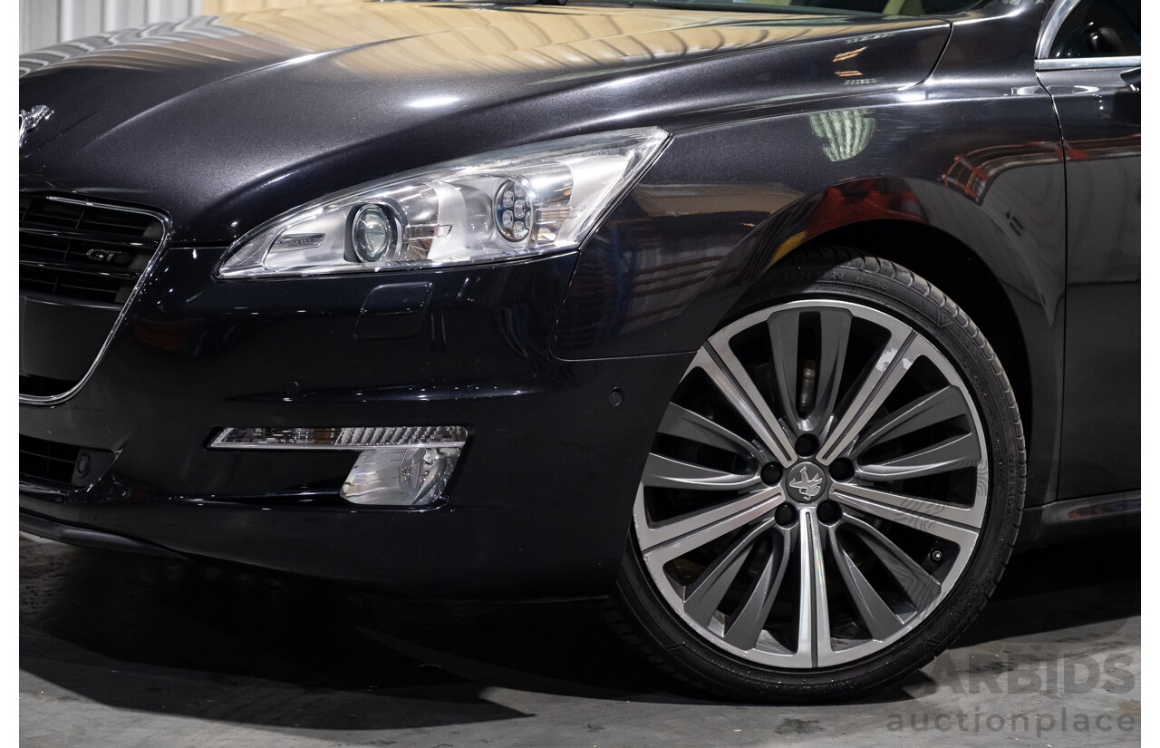 7/2012 Peugeot 508 GT Luxury HDi 4d Sedan Black Turbo Diesel 2.2L