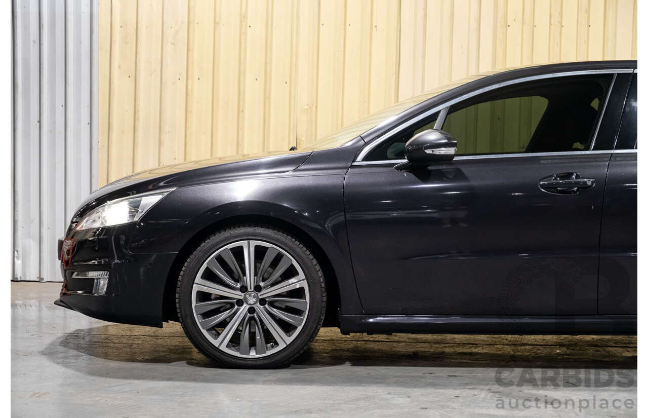 7/2012 Peugeot 508 GT Luxury HDi 4d Sedan Black Turbo Diesel 2.2L