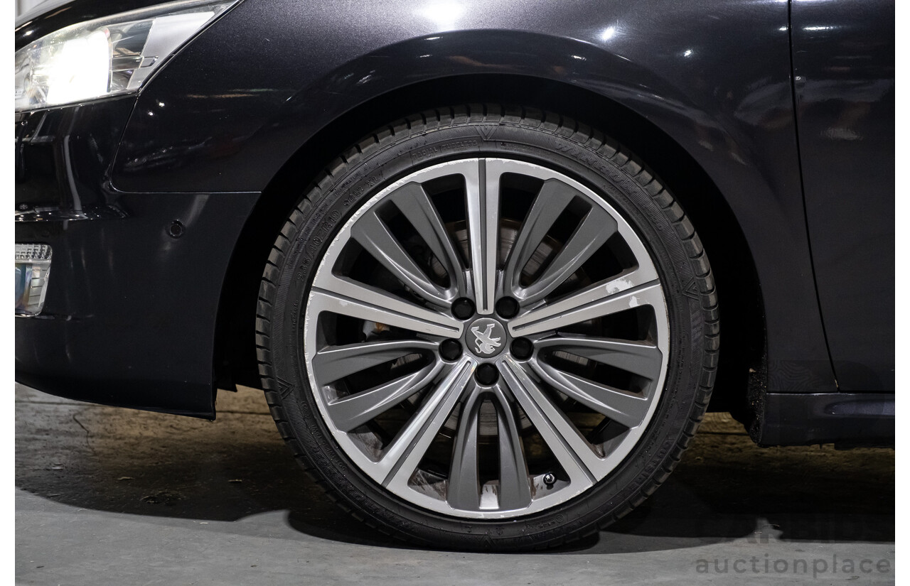 7/2012 Peugeot 508 GT Luxury HDi 4d Sedan Black Turbo Diesel 2.2L