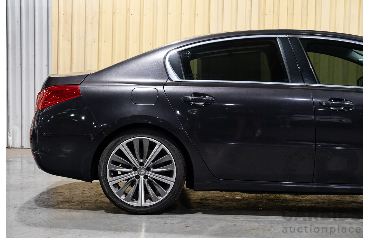 7/2012 Peugeot 508 GT Luxury HDi 4d Sedan Black Turbo Diesel 2.2L
