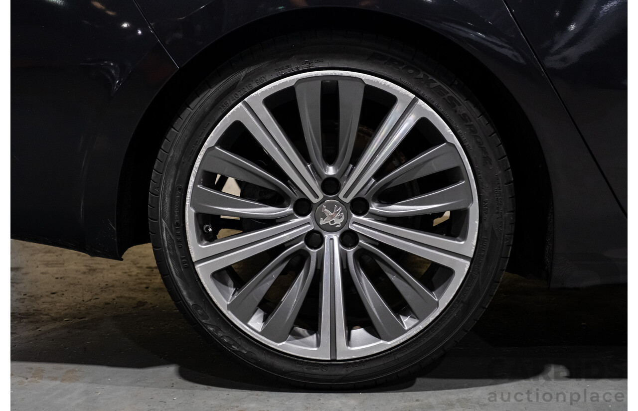 7/2012 Peugeot 508 GT Luxury HDi 4d Sedan Black Turbo Diesel 2.2L