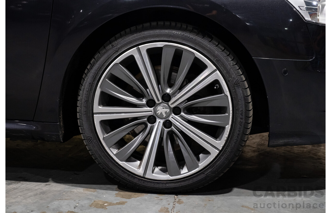 7/2012 Peugeot 508 GT Luxury HDi 4d Sedan Black Turbo Diesel 2.2L