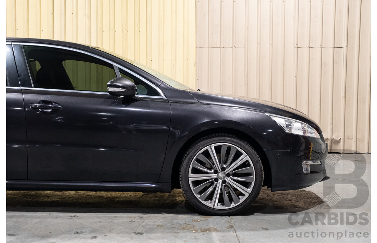 7/2012 Peugeot 508 GT Luxury HDi 4d Sedan Black Turbo Diesel 2.2L