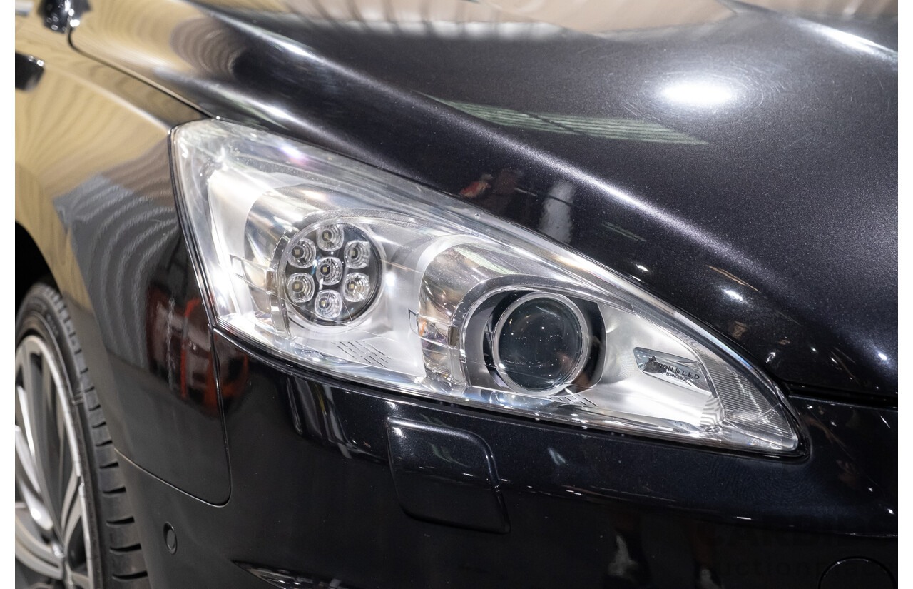 7/2012 Peugeot 508 GT Luxury HDi 4d Sedan Black Turbo Diesel 2.2L