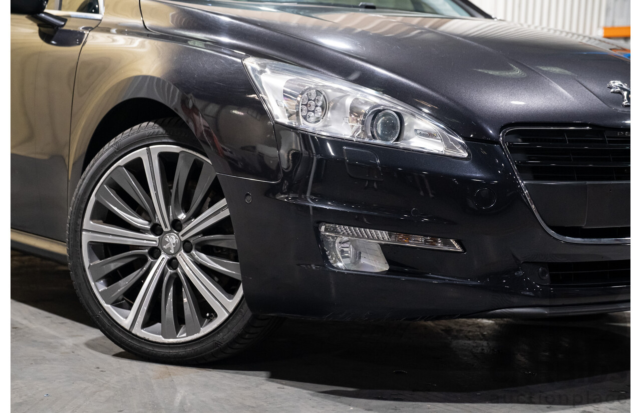 7/2012 Peugeot 508 GT Luxury HDi 4d Sedan Black Turbo Diesel 2.2L