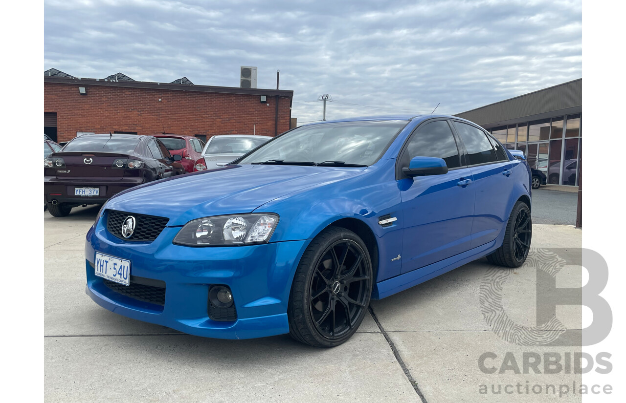 4/2010 Holden Commodore SV6 VE II 4d Sedan Blue 3.6L