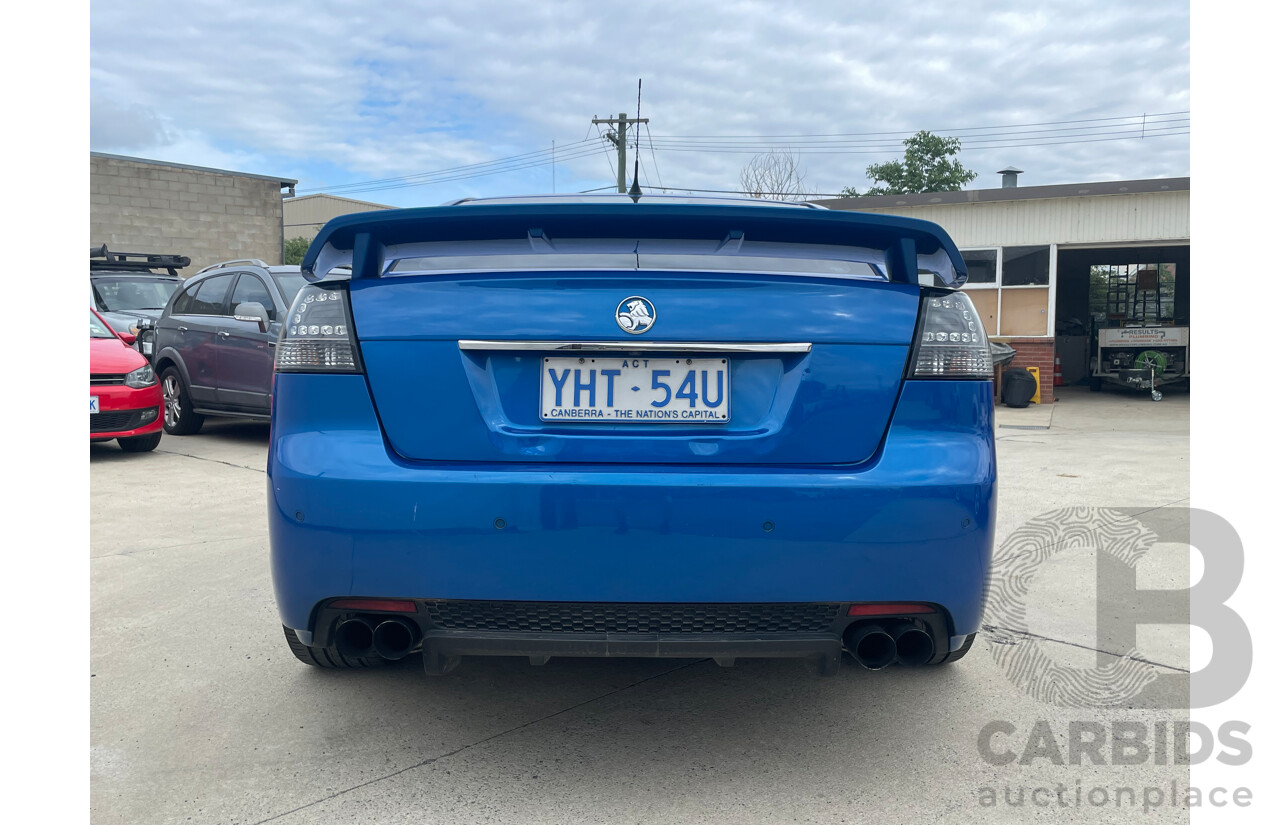 4/2010 Holden Commodore SV6 VE II 4d Sedan Blue 3.6L