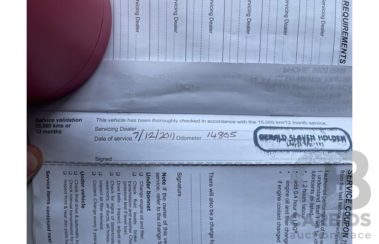 4/2010 Holden Commodore SV6 VE II 4d Sedan Blue 3.6L