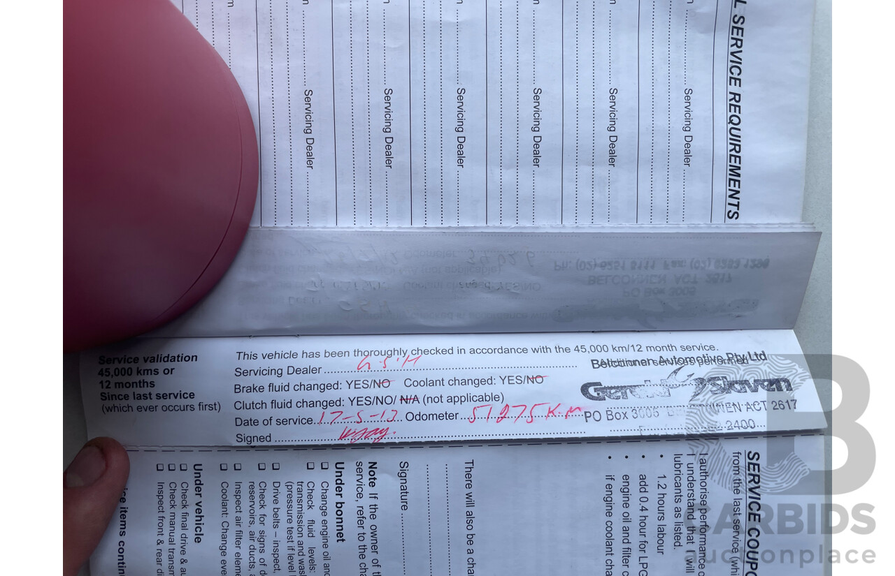 4/2010 Holden Commodore SV6 VE II 4d Sedan Blue 3.6L