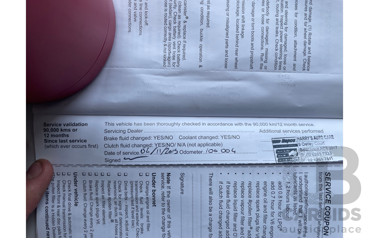 4/2010 Holden Commodore SV6 VE II 4d Sedan Blue 3.6L