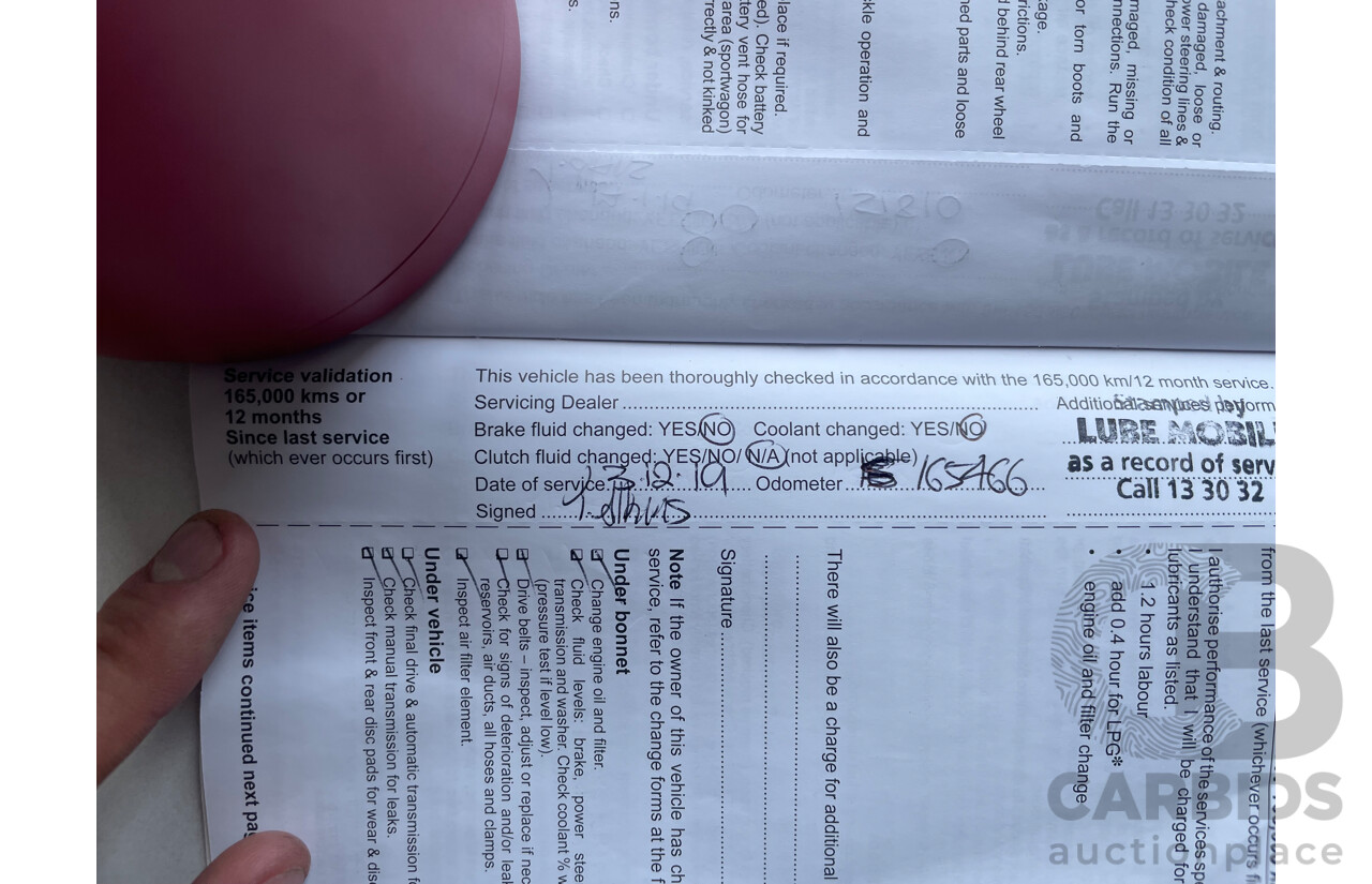 4/2010 Holden Commodore SV6 VE II 4d Sedan Blue 3.6L