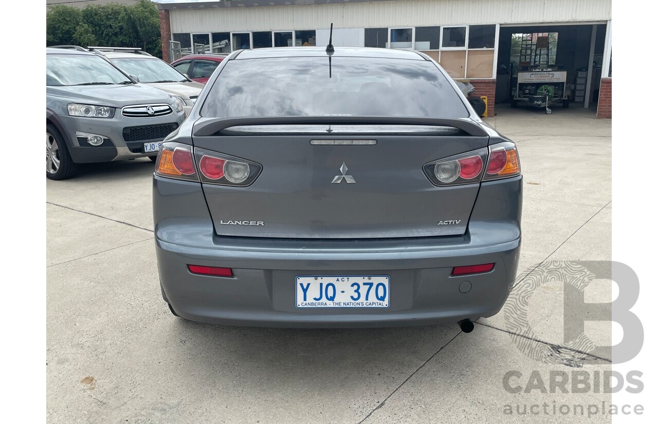6/2010 Mitsubishi Lancer Activ CJ MY10 4d Sedan Grey 2.0L