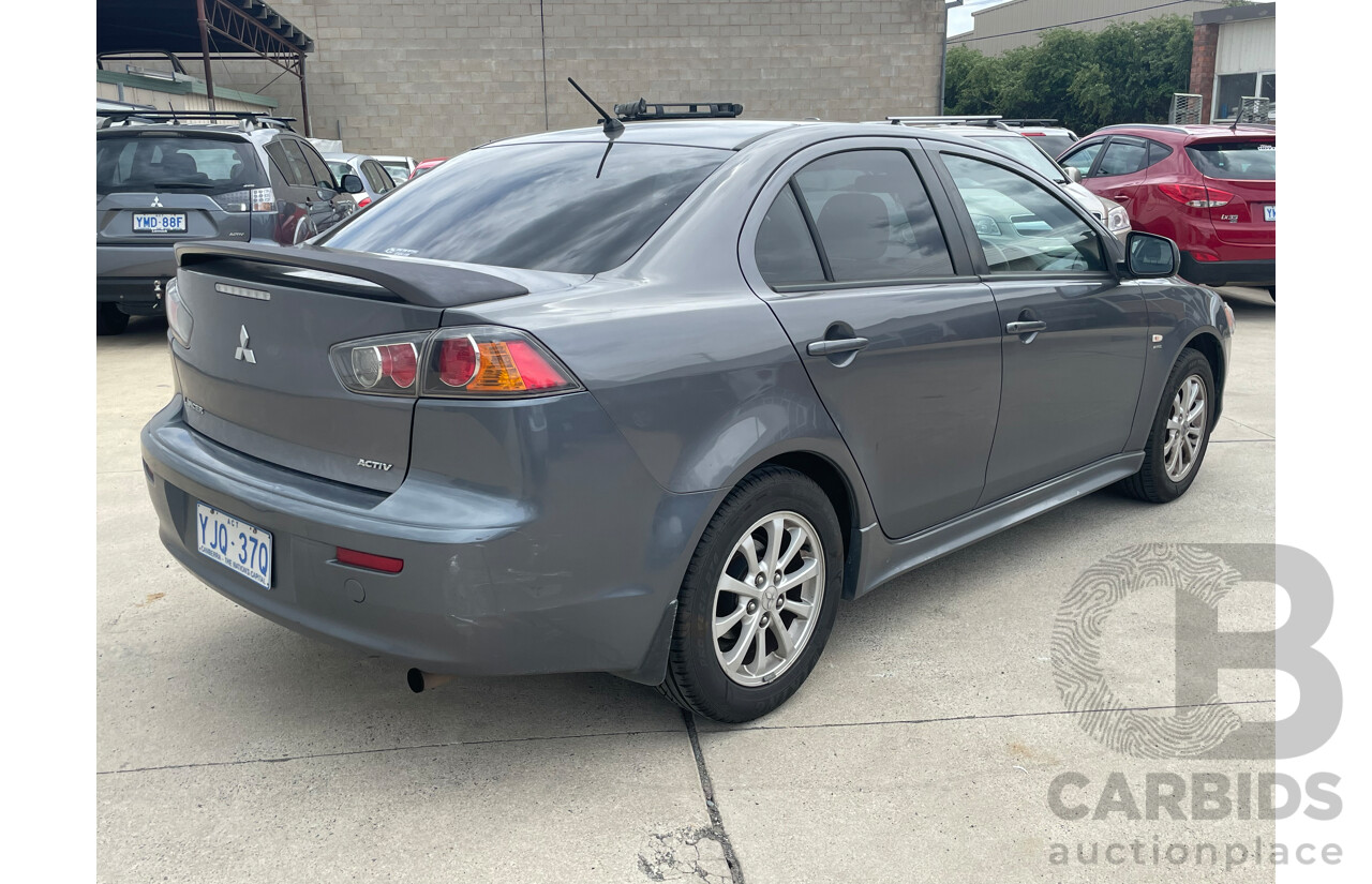 6/2010 Mitsubishi Lancer Activ CJ MY10 4d Sedan Grey 2.0L