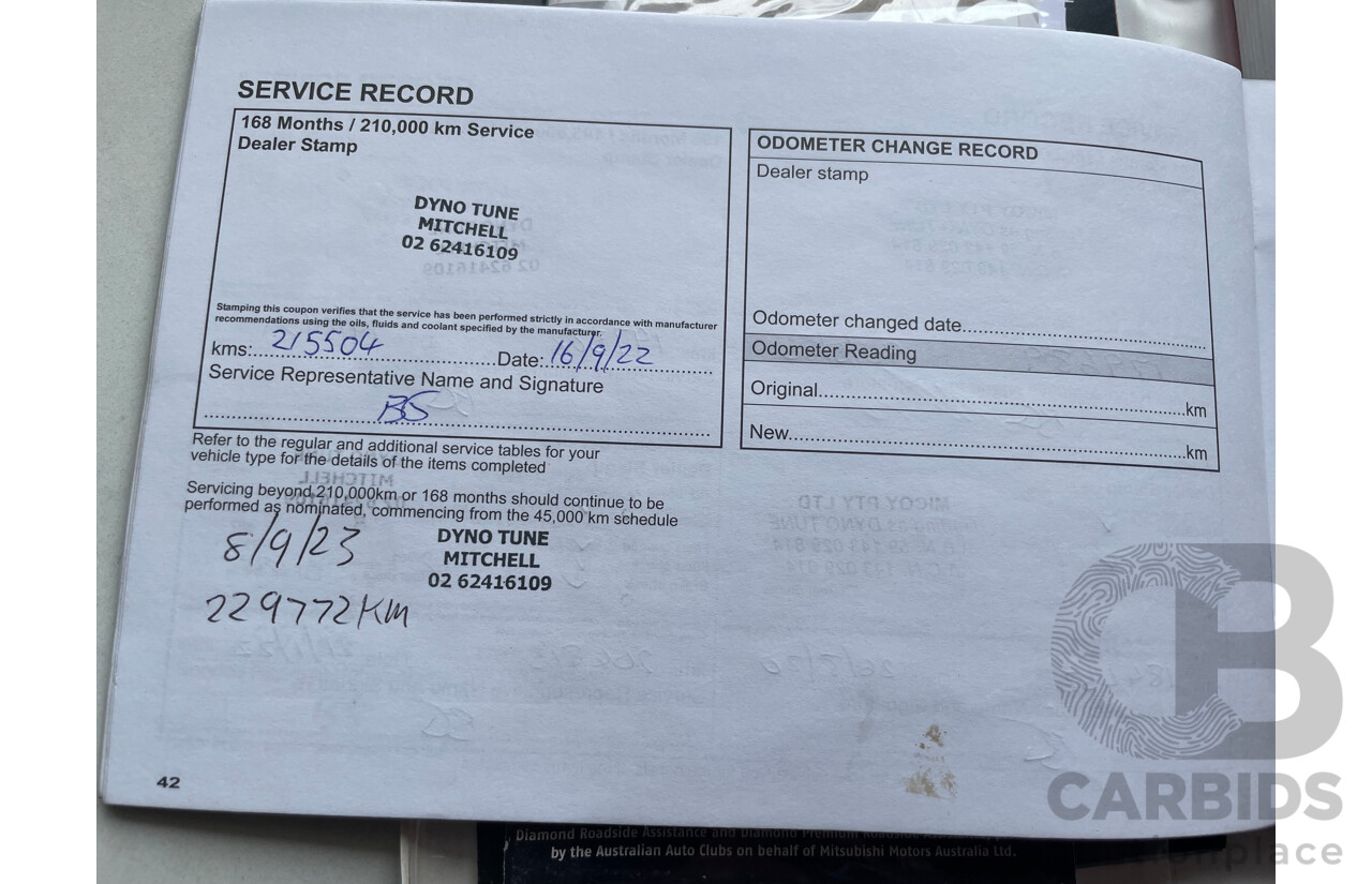 6/2010 Mitsubishi Lancer Activ CJ MY10 4d Sedan Grey 2.0L