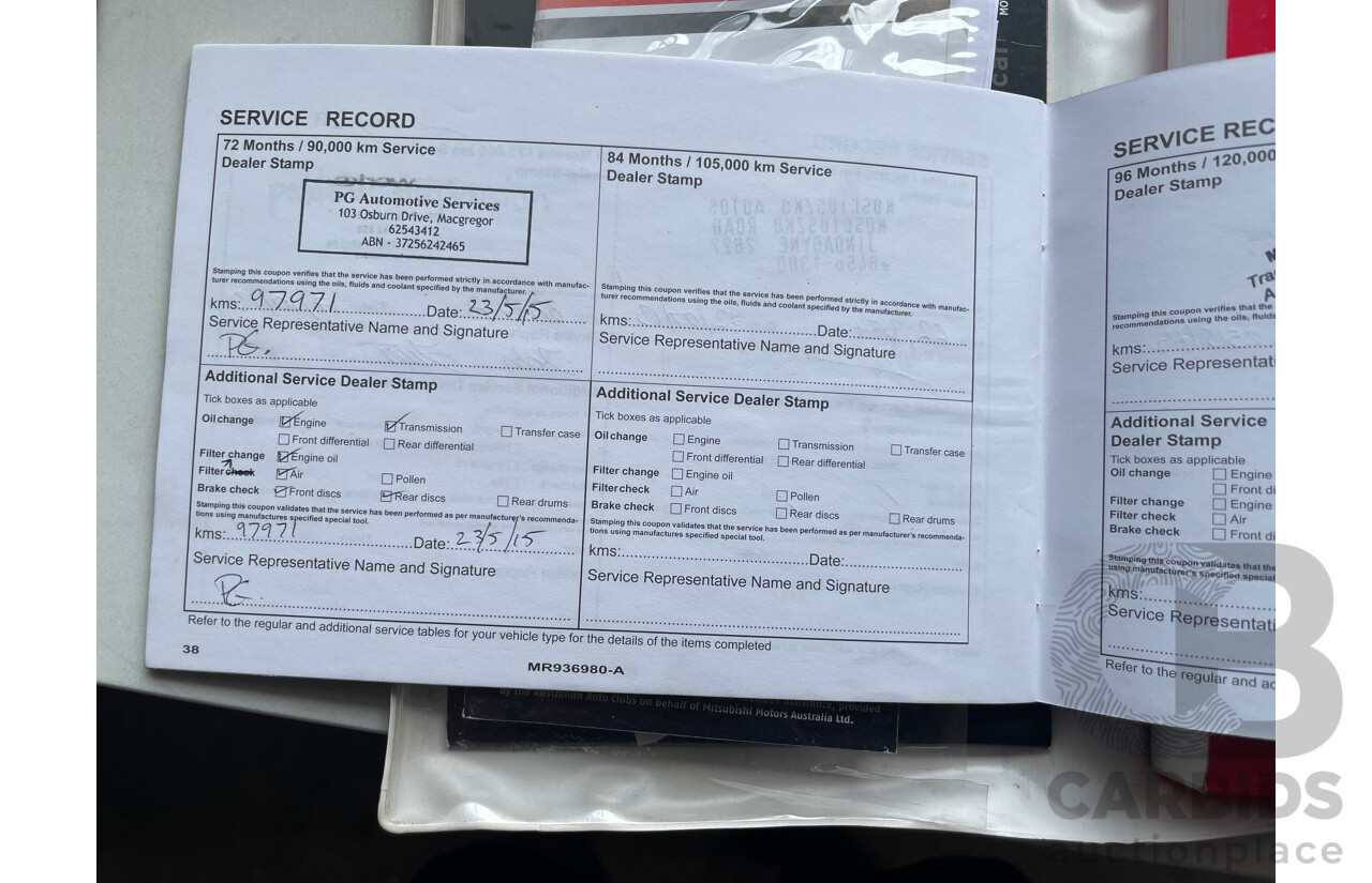 6/2010 Mitsubishi Lancer Activ CJ MY10 4d Sedan Grey 2.0L