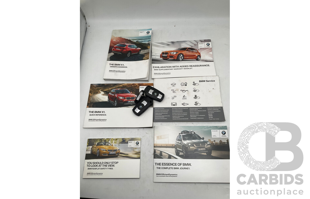 09/2013 BMW X1 Xdrive 28i (AWD) E84 MY13 4d Wagon Black Turbo 2.0L