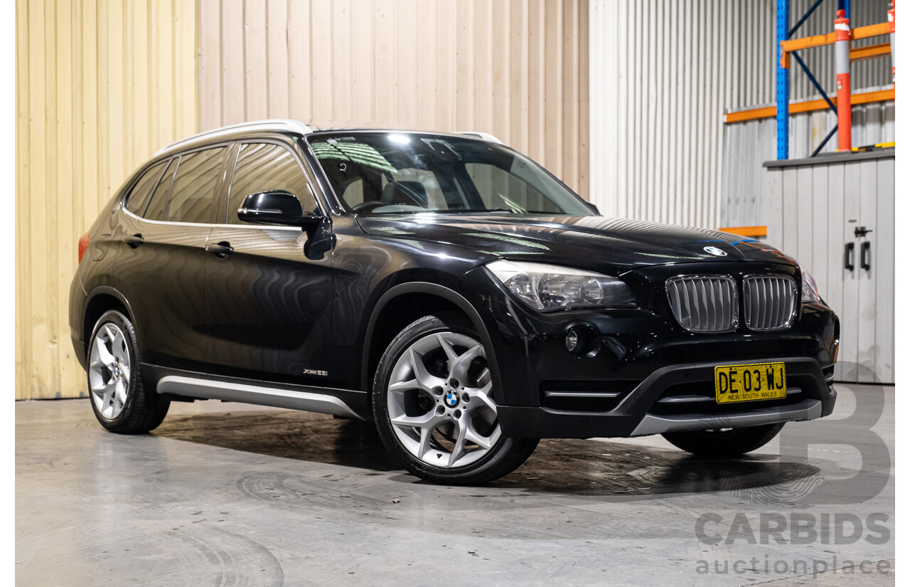 09/2013 BMW X1 Xdrive 28i (AWD) E84 MY13 4d Wagon Black Turbo 2.0L