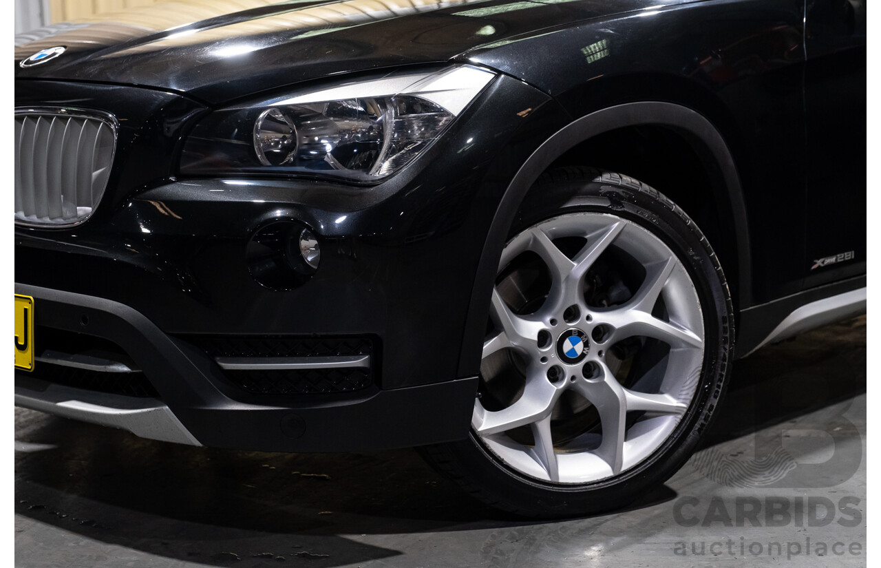 09/2013 BMW X1 Xdrive 28i (AWD) E84 MY13 4d Wagon Black Turbo 2.0L