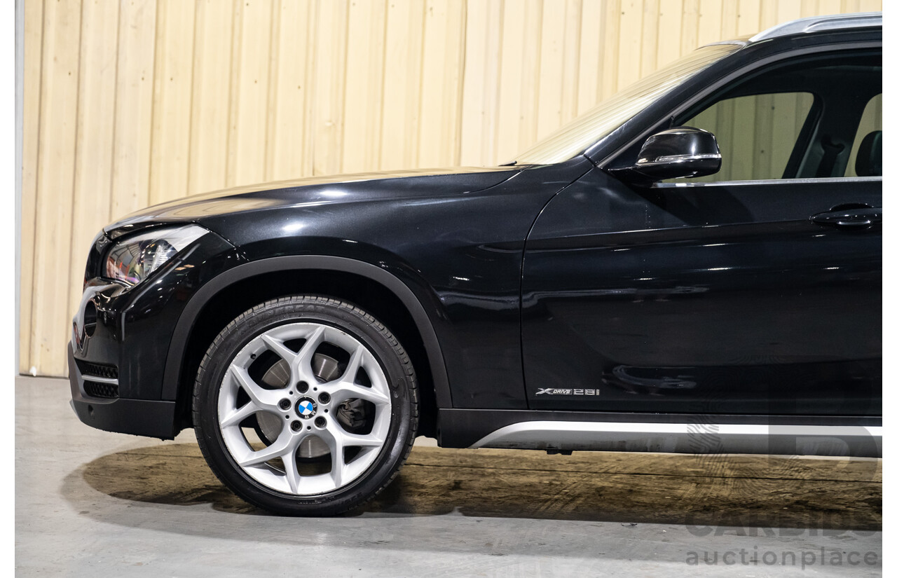 09/2013 BMW X1 Xdrive 28i (AWD) E84 MY13 4d Wagon Black Turbo 2.0L