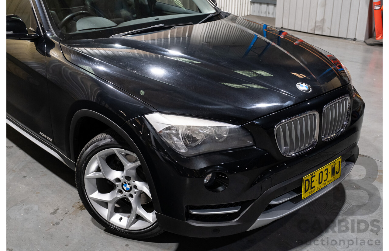 09/2013 BMW X1 Xdrive 28i (AWD) E84 MY13 4d Wagon Black Turbo 2.0L