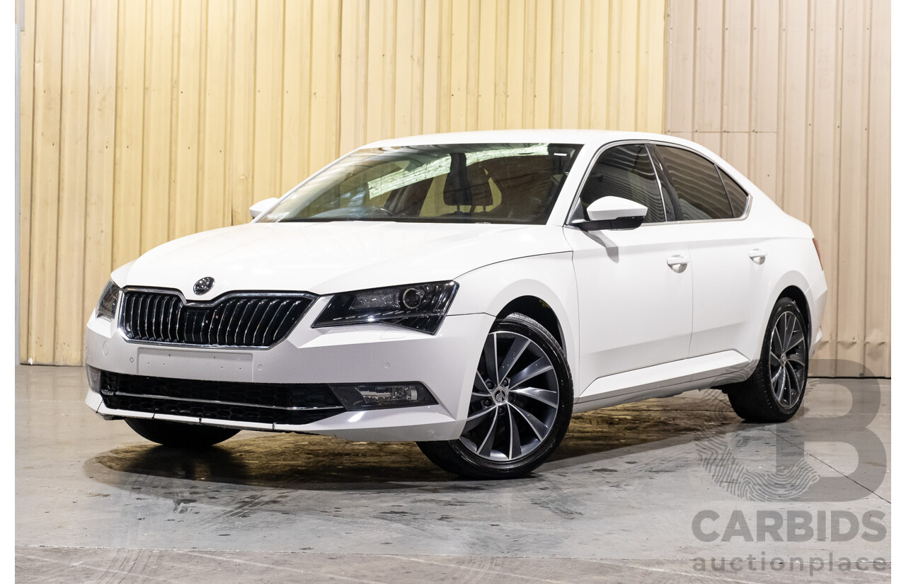 2/2016 Skoda Superb 140TDI NP MY16 4d Sedan White Turbo Diesel 2.0L