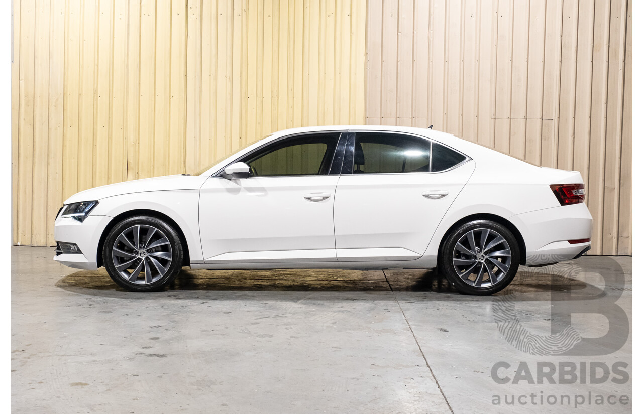 2/2016 Skoda Superb 140TDI NP MY16 4d Sedan White Turbo Diesel 2.0L