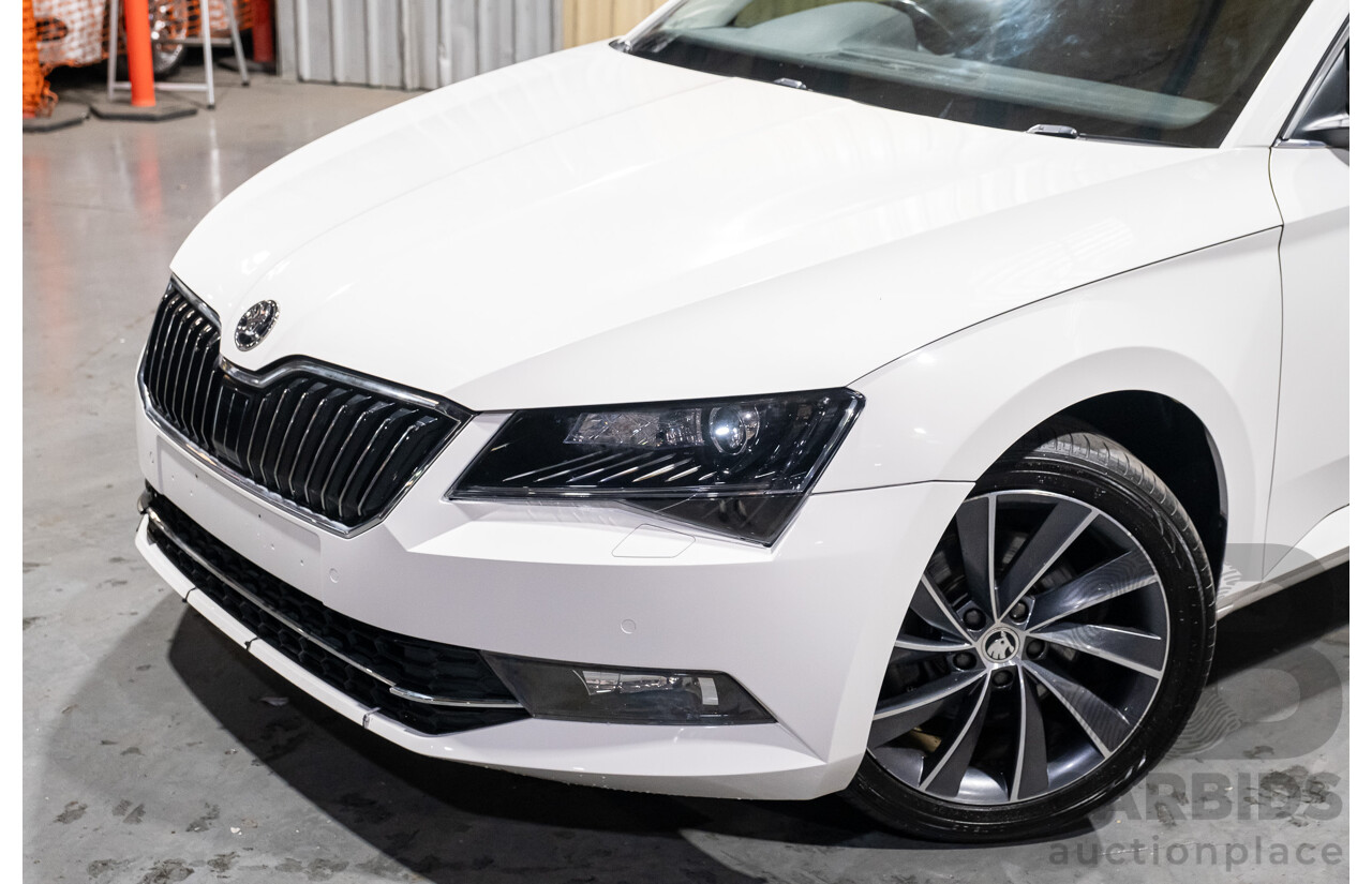 2/2016 Skoda Superb 140TDI NP MY16 4d Sedan White Turbo Diesel 2.0L
