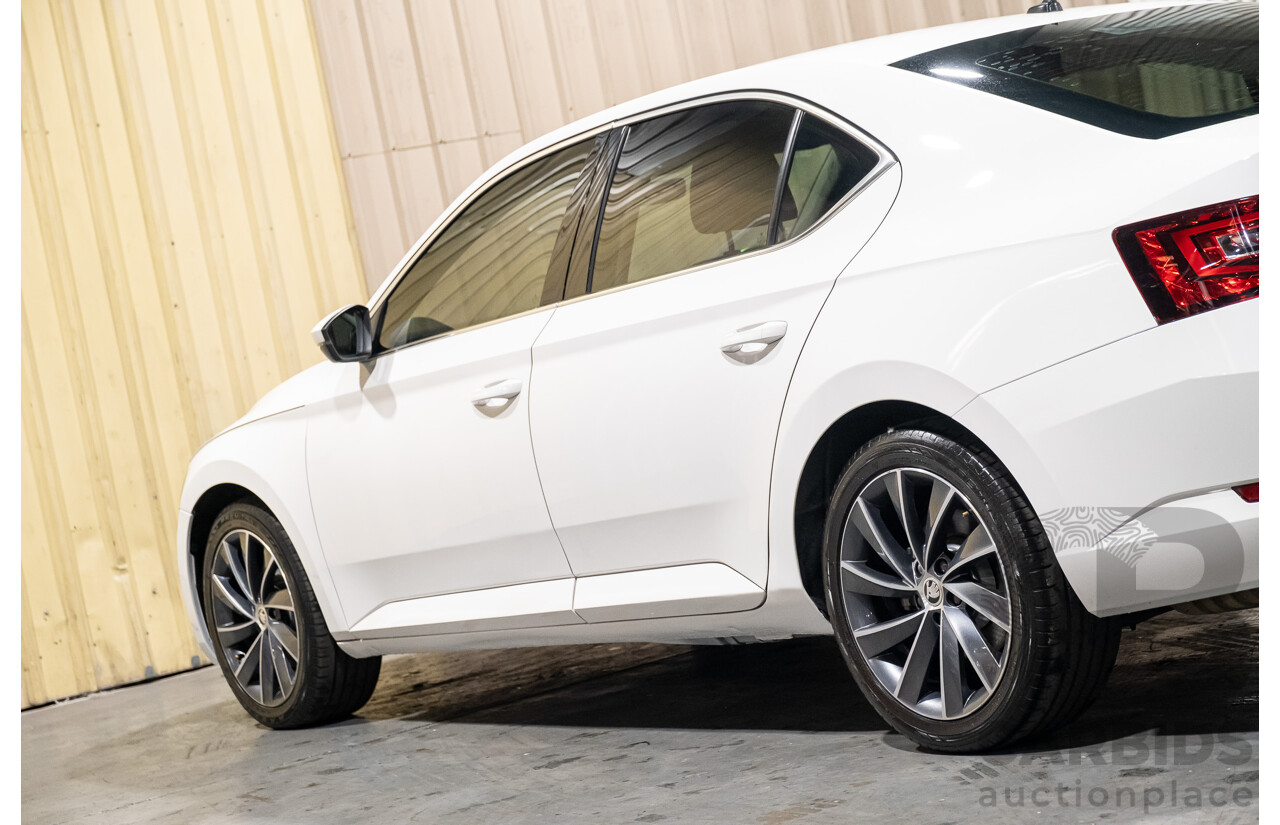 2/2016 Skoda Superb 140TDI NP MY16 4d Sedan White Turbo Diesel 2.0L
