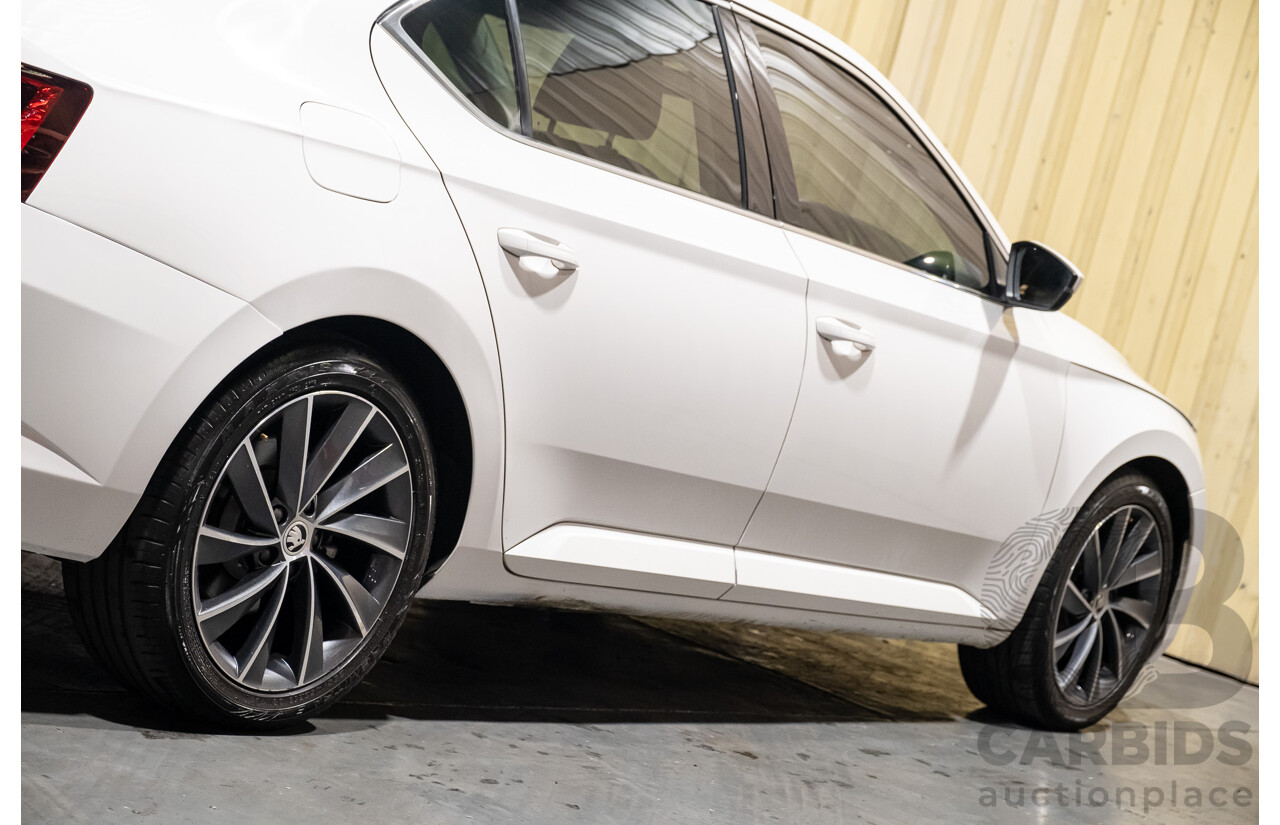 2/2016 Skoda Superb 140TDI NP MY16 4d Sedan White Turbo Diesel 2.0L