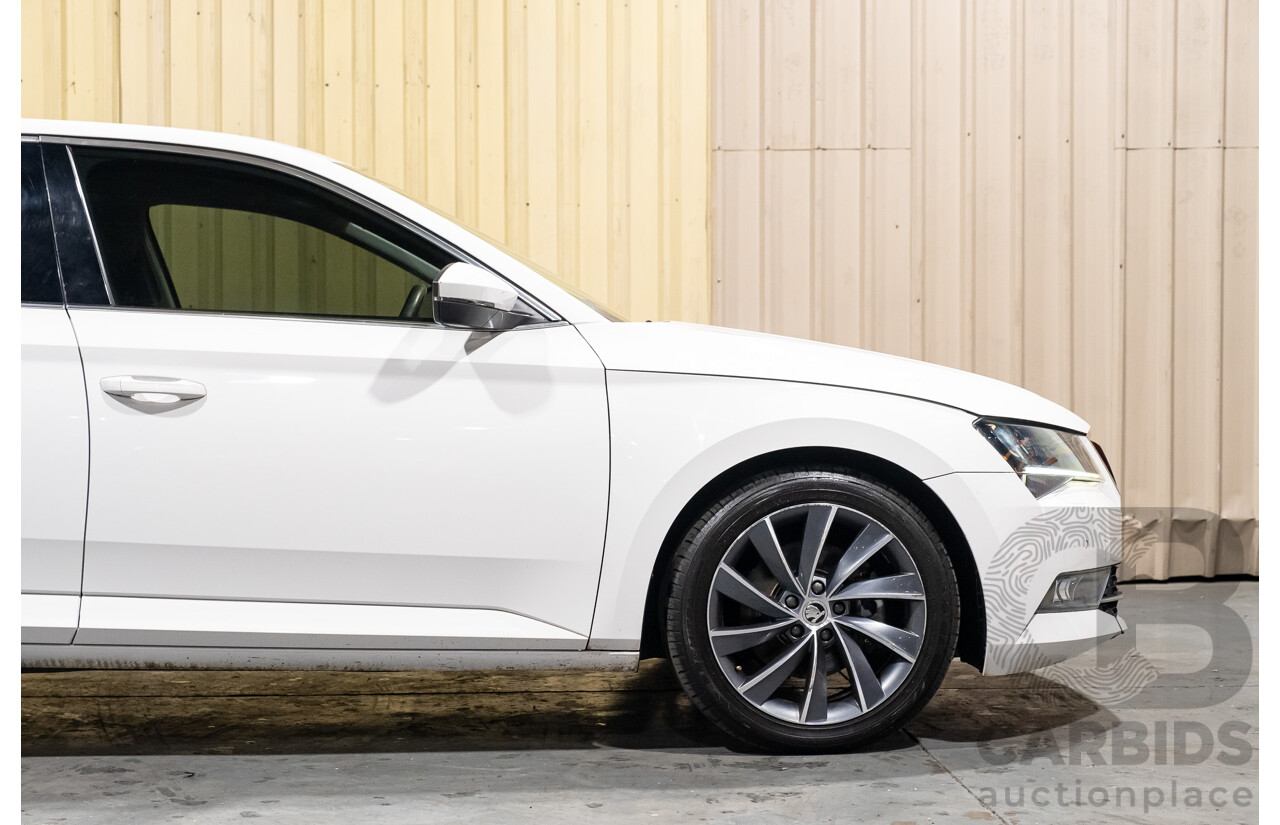 2/2016 Skoda Superb 140TDI NP MY16 4d Sedan White Turbo Diesel 2.0L