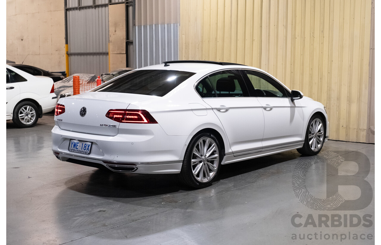 08/2016 Volkswagen Passat 140TDI Highline 3C B8 R-Line Package 4d Sedan White Turbo Diesel 2.0L