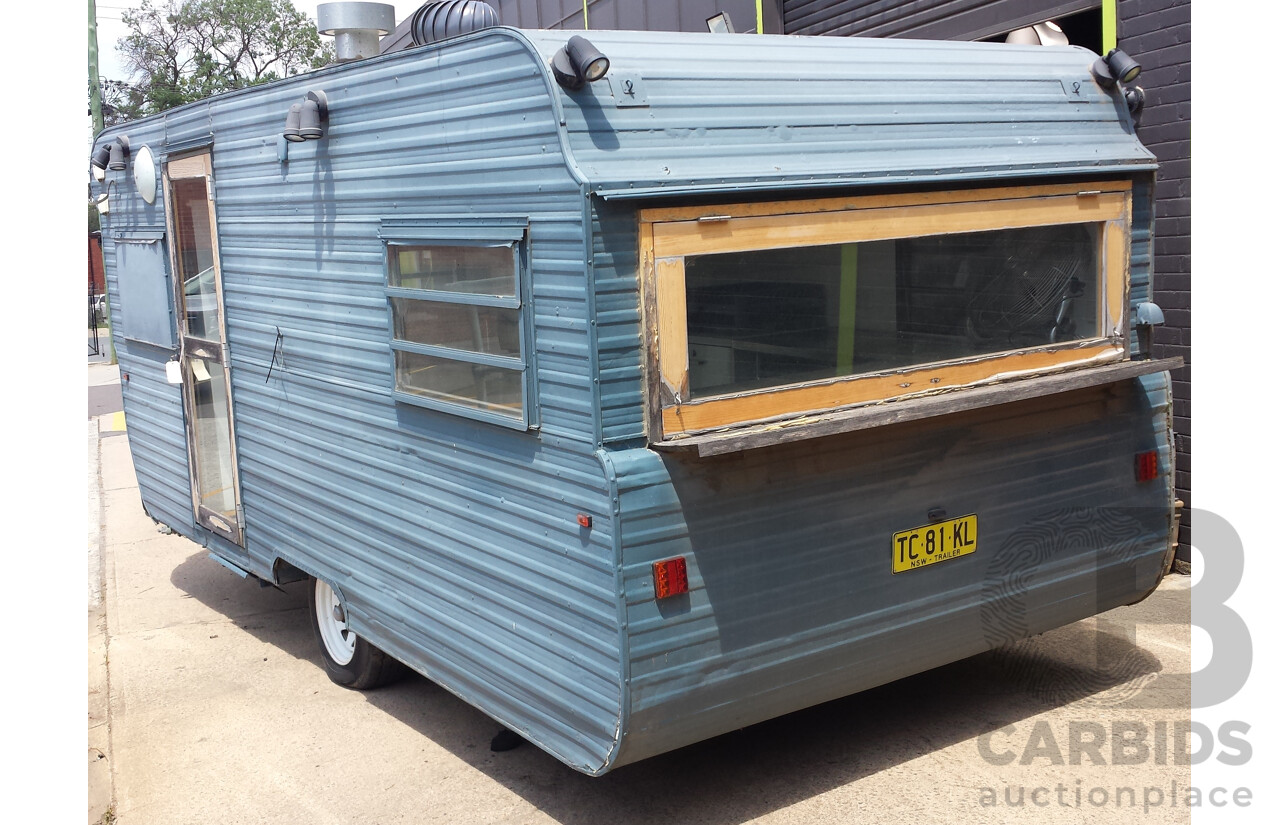 1978 Millard Caravan Single Axle Food Trailer