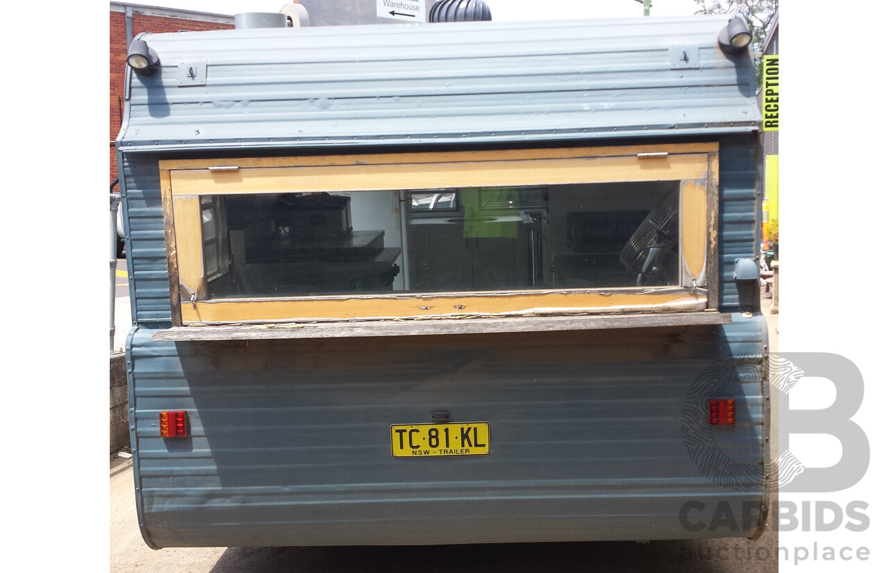 1978 Millard Caravan Single Axle Food Trailer