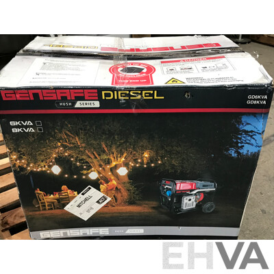 Gensafe  8kVA 12hp Electric Start Diesel Generator