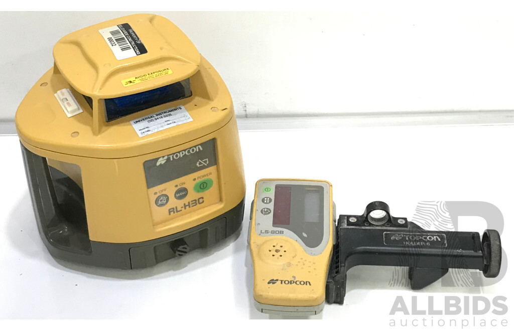 Topcon RL-H3C Laser Level with LS-80B Receiver