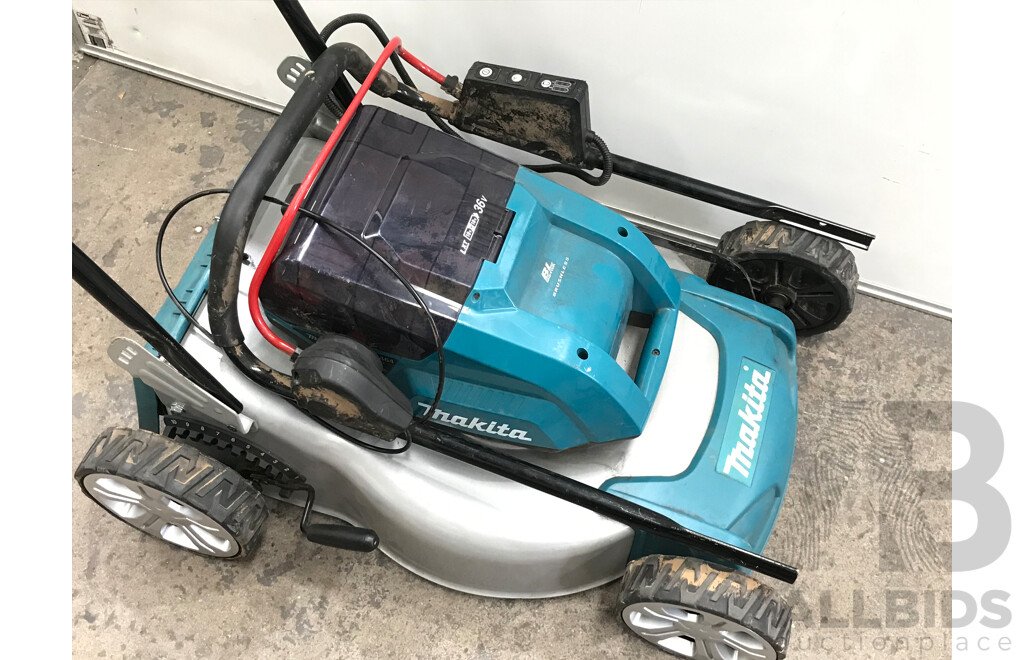 Makita 36 Volt Brushless Cordless Lawn Mower