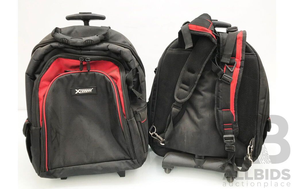 XTorque Backpack Trolley Tool Bag - Lot of 2