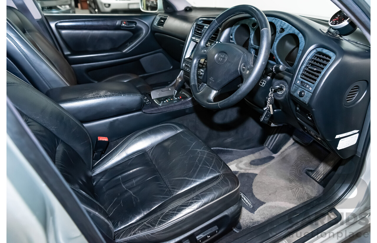 08/2000 Toyota Aristo JZS161 V300 Vertex Edition 4d Sedan Silver Twin Turbo 2JZ 3.0L - 11/2021 Import