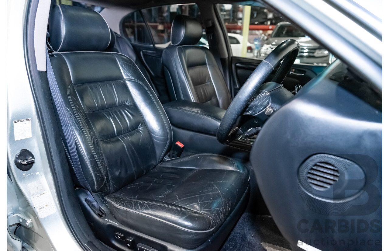 08/2000 Toyota Aristo JZS161 V300 Vertex Edition 4d Sedan Silver Twin Turbo 2JZ 3.0L - 11/2021 Import