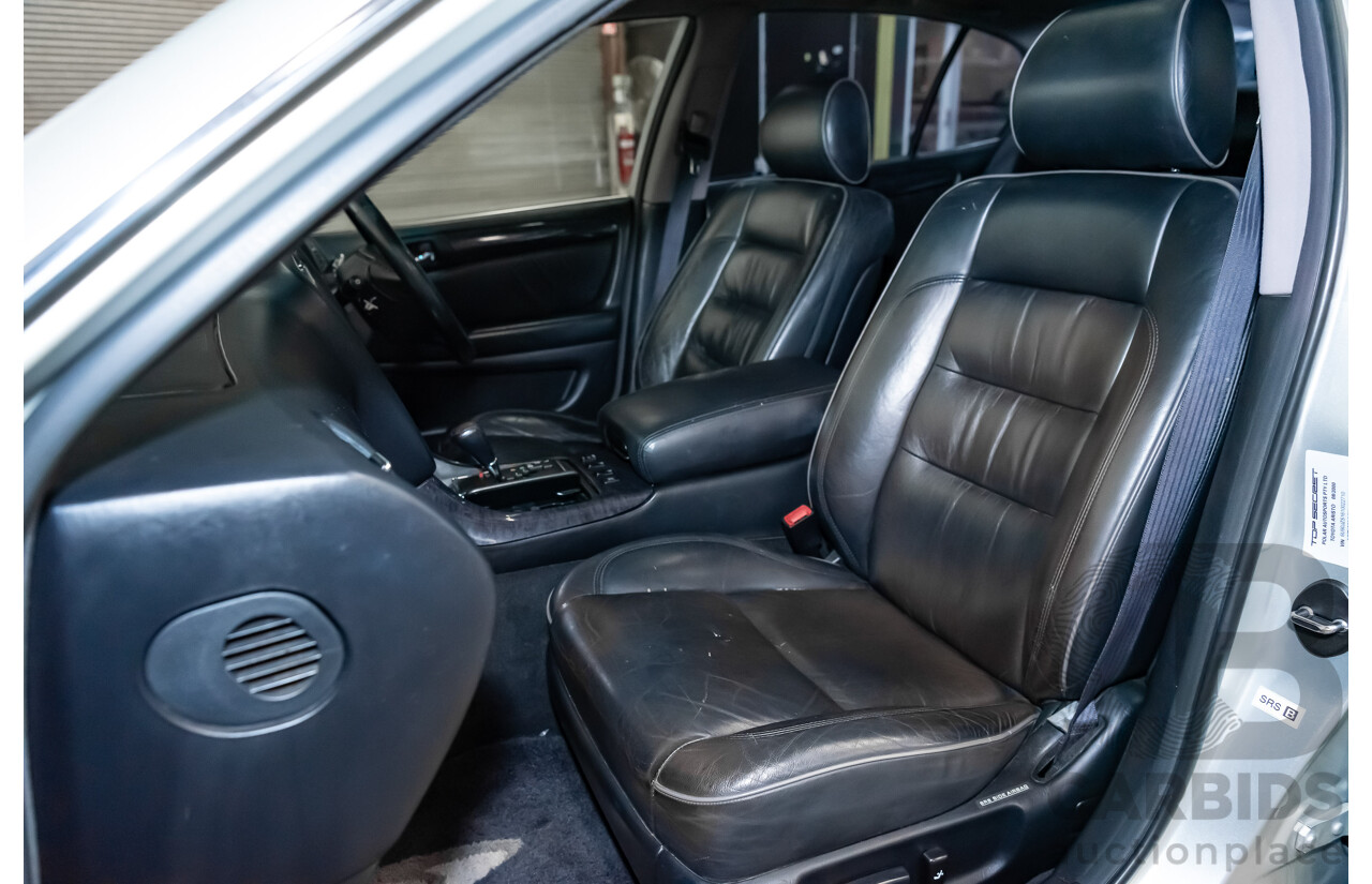 08/2000 Toyota Aristo JZS161 V300 Vertex Edition 4d Sedan Silver Twin Turbo 2JZ 3.0L - 11/2021 Import