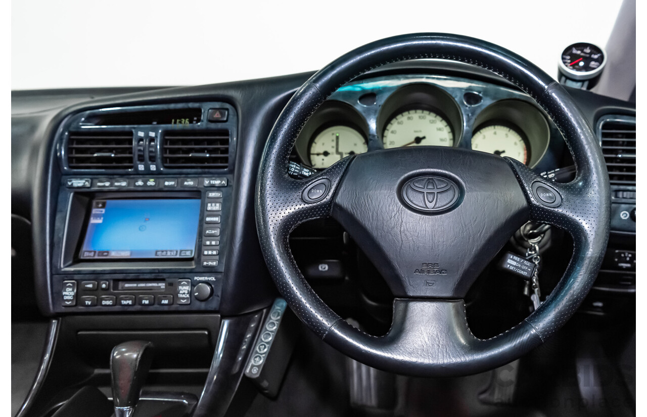 08/2000 Toyota Aristo JZS161 V300 Vertex Edition 4d Sedan Silver Twin Turbo 2JZ 3.0L - 11/2021 Import