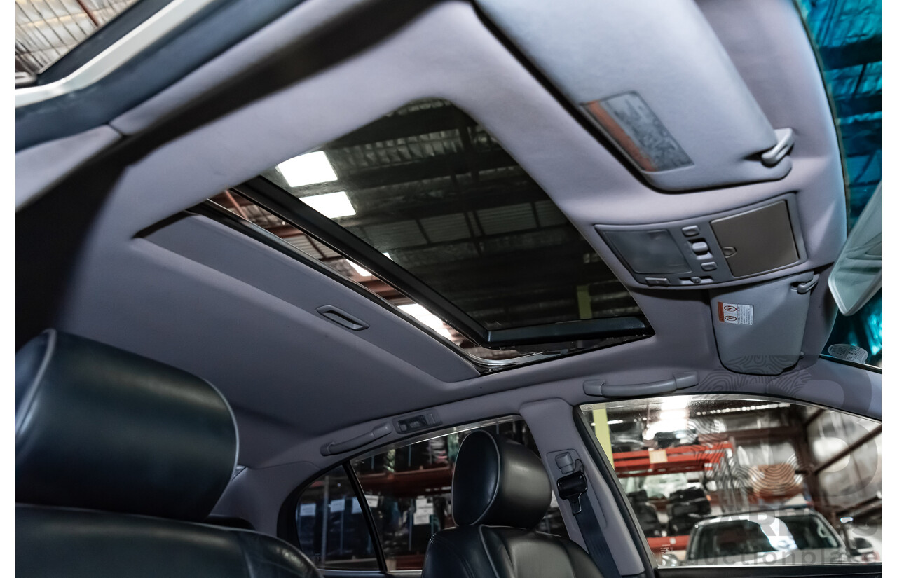 08/2000 Toyota Aristo JZS161 V300 Vertex Edition 4d Sedan Silver Twin Turbo 2JZ 3.0L - 11/2021 Import